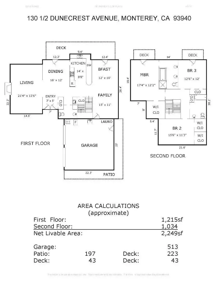 130 1/2 Dunecrest Ave Monterey CA 93940